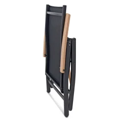 Alu Klappsessel, Doppelpkg., Holzoptik