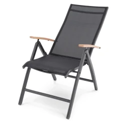 Alu Klappsessel, Doppelpkg., Holzoptik