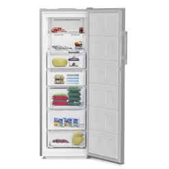 BEKO No-Frost Gefrierschrank Edelstahllook