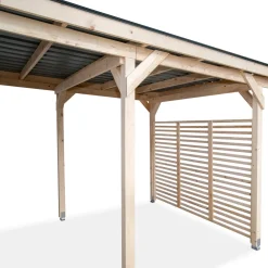 Carport Austria - Rückwandelement