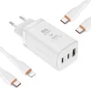 CEEM CEEM GAN 3-in-1 USB-Ladegerät mit Schnellladekabel