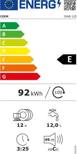 CEEM Geschirrspüler vollintegrierbar