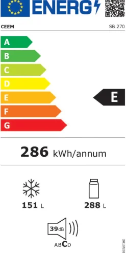 CEEM Side-by-Side Kühlschrank