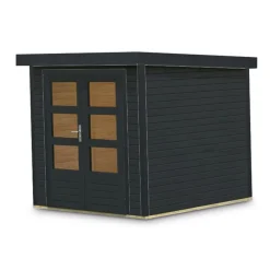Gartenhaus 19mm Hybrid Modern Anthrazit