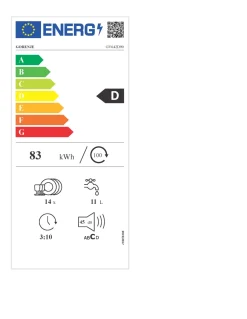 GORENJE Geschirrspüler vollintegrierbar