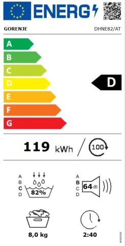 GORENJE Wärmepumpentrockner
