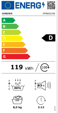GORENJE Wärmepumpentrockner