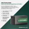 GREEN SOLAR Balkonkraftwerkspeicher 2,11 kWh