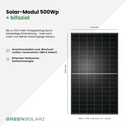 GREEN SOLAR Green Solar Solarkraftwerk Universaldach 2000/2000