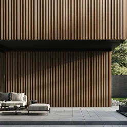 HOME DELUXE Fassadenverkleidung DUVAR – 10 m² teak