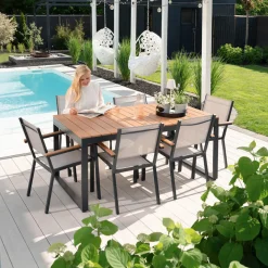HOME DELUXE Garten Sitzgruppe SIERA SEDIA