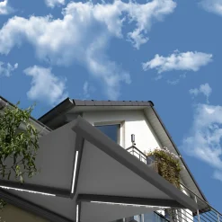 HOME DELUXE HOME DELUXE ELOS Vollkassettenmarkise anthrazit 350 x 250 cm inkl. Windsensor