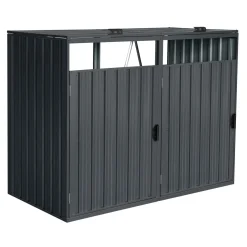 HOME DELUXE Mülltonnenbox, Doppelpkg.