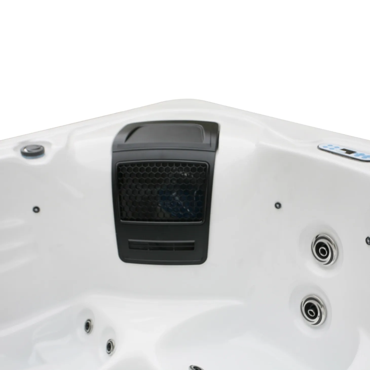 HOME DELUXE Outdoor Whirlpool White Marble Deluxe