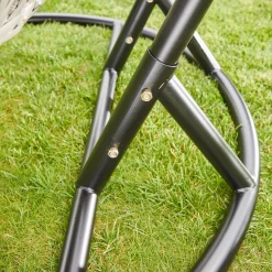 HOME DELUXE Polyrattan Hängesessel mit Regenabdeckung