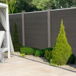 HOME DELUXE Sichtschutzzaun CALLADO 1x Element, 2x Pfosten