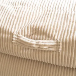 HOME DELUXE Sitzsack COZY inkl. Hocker, beige