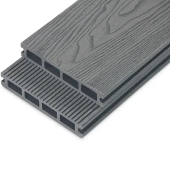 HOME DELUXE Terrassendielen SAMANA PREMIUM Komplettset (inkl. Unterkonstruktion) anthrazit 10m²
