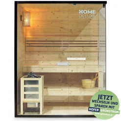 HOME DELUXE Traditionelle Sauna SHADOW L