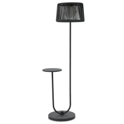 LECO Stehlampe mit Ablagetisch, Anthrazit