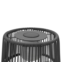LECO Stehlampe mit Ablagetisch, Anthrazit