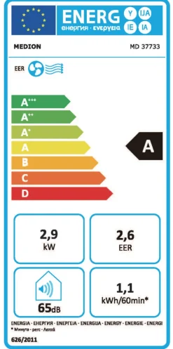 MEDION LIFE® P1002 Klimaanlage (MD 37733)