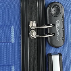 MONZANA Hartschalenkofferset Essential, 4-teilig, Blau