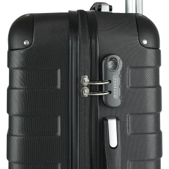 MONZANA Hartschalenkofferset Essential, 4-teilig, Schwarz