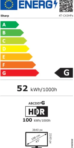 SHARP 43“ (108cm) 4K Ultra HD QLED Google TV™