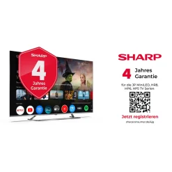 SHARP 50“ (126cm) 4K Ultra HD QLED Google TV™