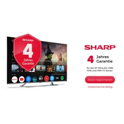SHARP 85" (216cm) 4K Ultra-HD QLED Google TV™