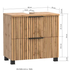 Unterbeckenschrank 60 cm
